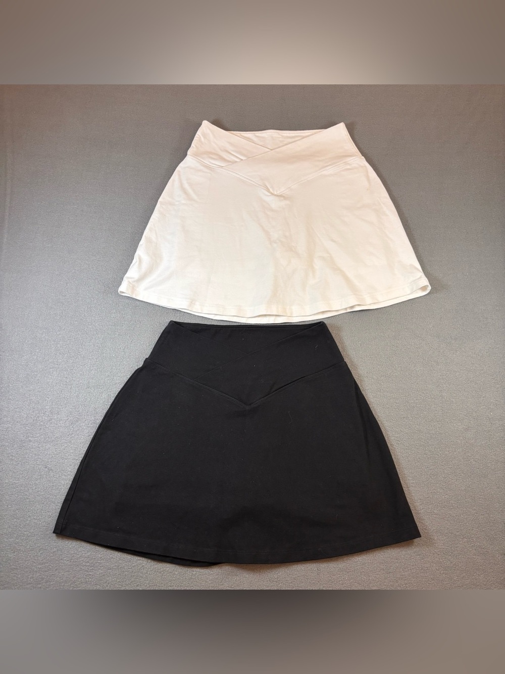 PINK Victoria's Secret A-Line Mini Skirts - White & Black